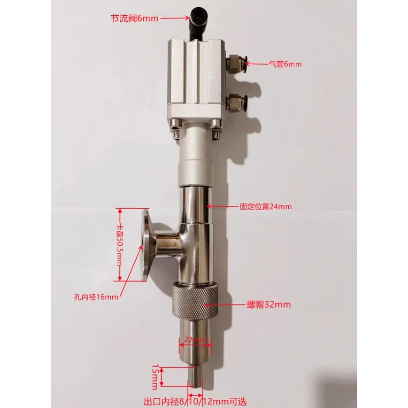 

Filling machine accessories 304 316 with blow-back suction and anti-drip filling head, non-standard can be customized