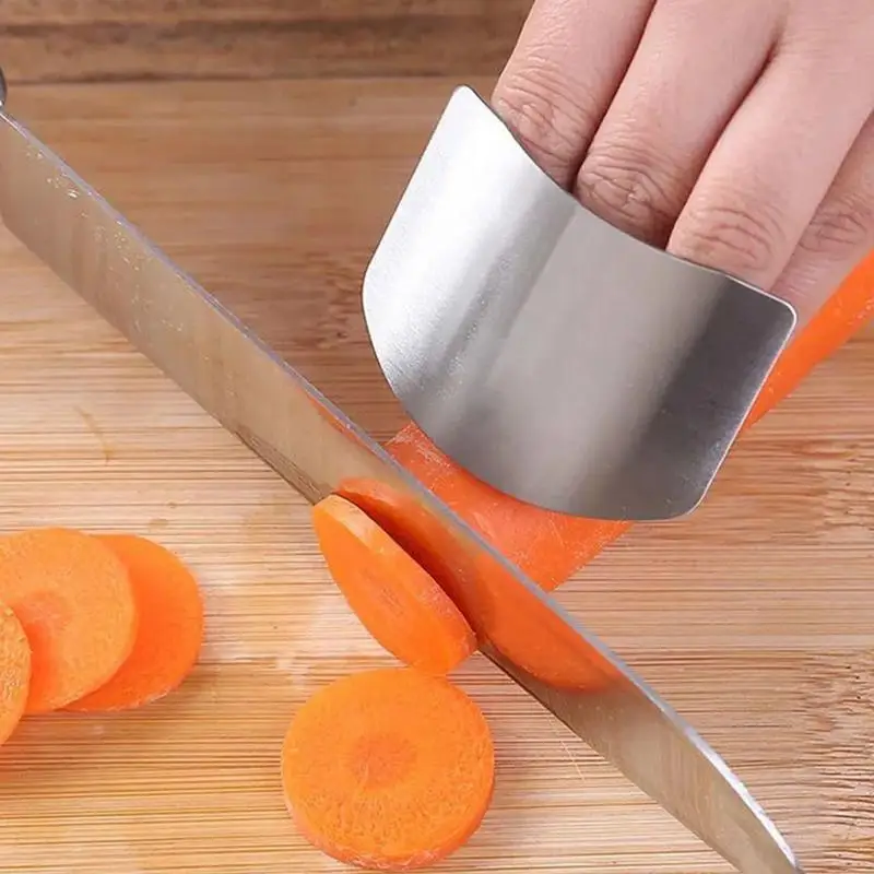 Stainless Steel Kitchen Tool Hand Finger Protector Knife Cut Slice Safe Vegetable Cutting Hand Guard finger knife kitchen gadget
