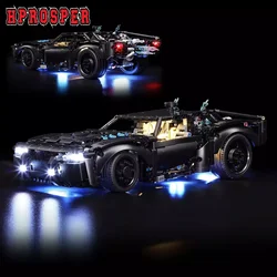 Hprosper LED Light For 42127 THE BATMAN - BATMOBILE Vehicle Decorative Lamp With Battery Box (Not Include Lego Building Blocks)