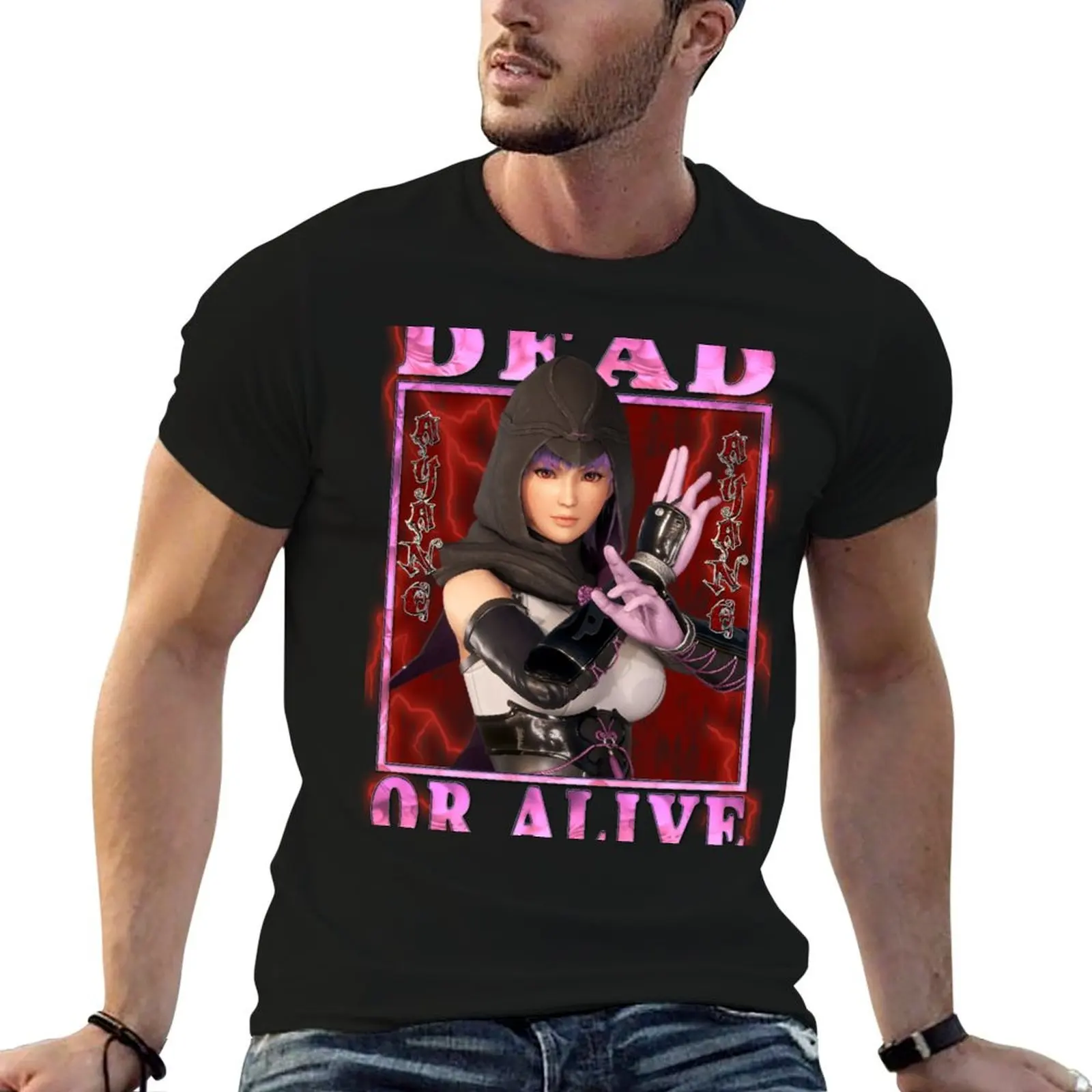 

Dead or Alive 6 - kunoichi Ayane DOA/DOA6 T-Shirt graphics customs design your own Aesthetic clothing clothing for men