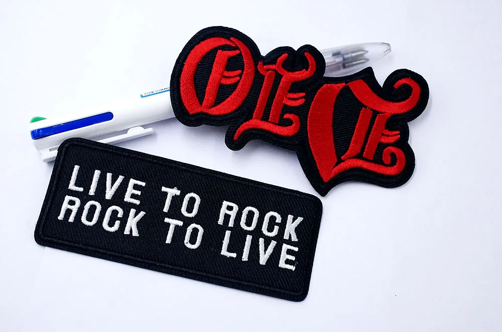 Band ROCK PUNK Stoffaufnäher zum Aufbügeln, Dekoration für Kleidung, Applikationen für Bekleidung, Heavy Metal – Detail 17