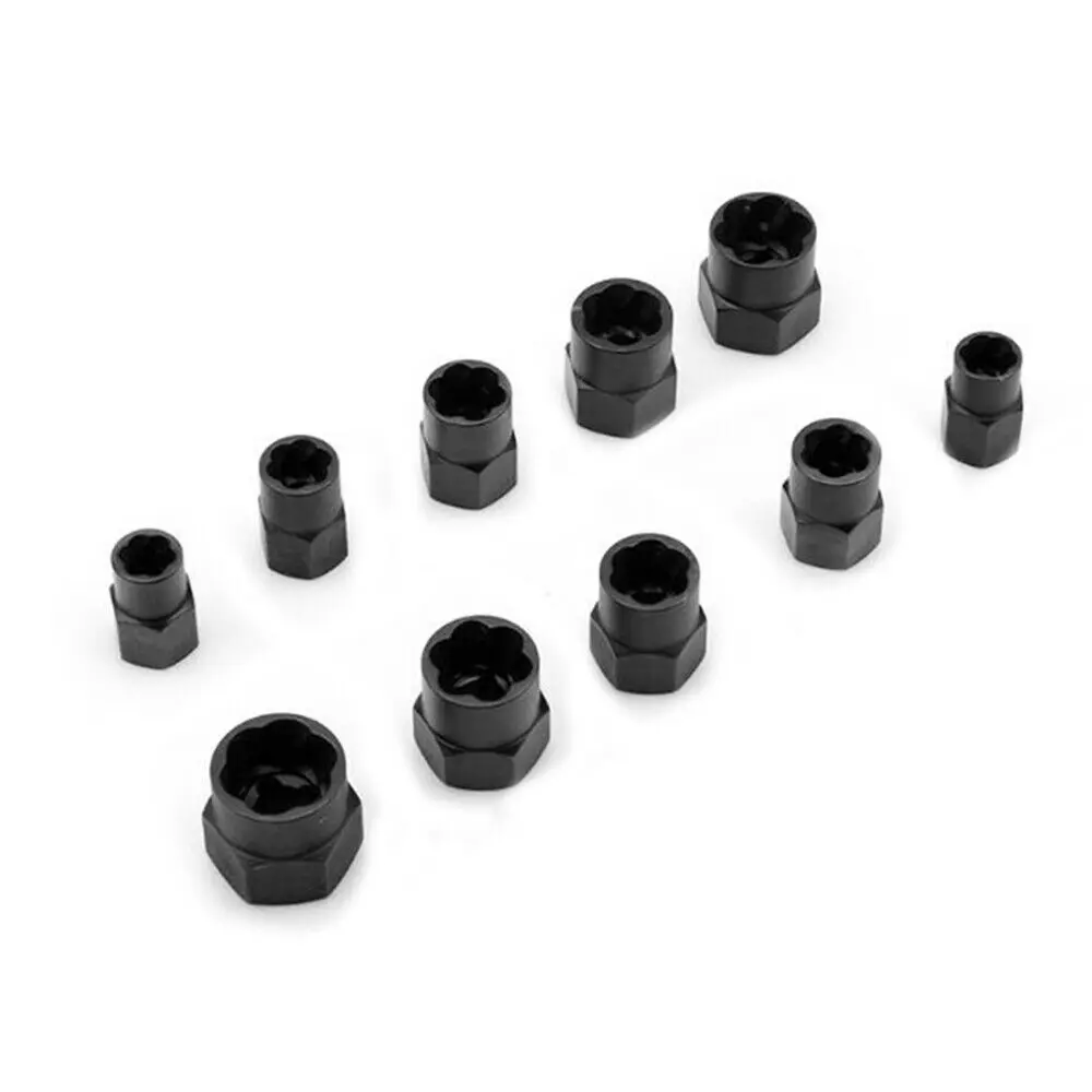 

AB98-11Pcs Damaged Lug Nut And Lock Remover Twist Socket Set Screw Extractor Tools