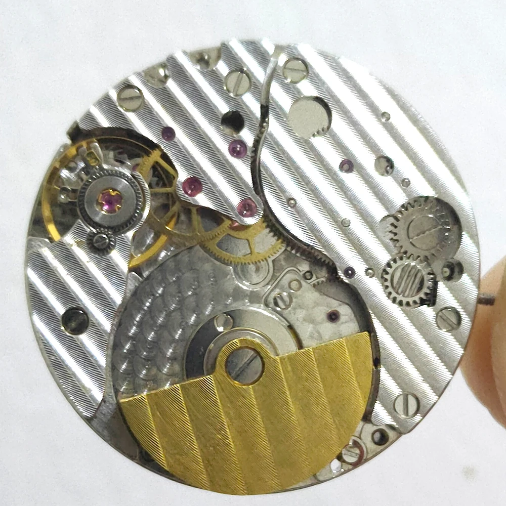 Luxury Slim Mic rotor Mechanical Movement Mini Rotor moon phase date small second hand