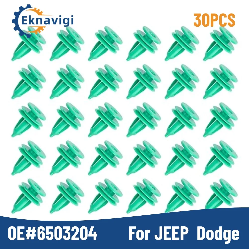 30PCS OE#6503204 Door Trim Panel Retainer Clip for Jeep Chrysler LHS Sebring Town & Country Voyager Dodge Caravan Grand Caravan