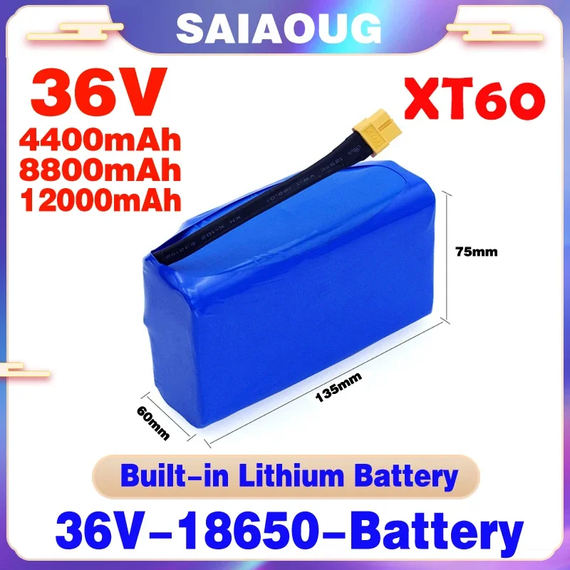 

36V Original 4400MAh 12000MAh Rechargeable Lithium Battery Electric Bike Self Balancing Scooter Hoverboard Batteries