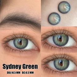 KSSEYE 2PCS NEW Colored Contact Lenses Colored Contact Lens for Eyes 1 Pair Contact Lenses Natural Beauty Color Lens Eyes