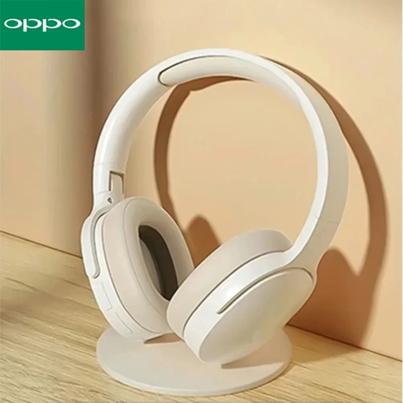 OPPO Fashion سماعة لاسلكية تعمل بالبلوتوث سماعات فوق الأذن HIFI سماعات ستيريو رياضية حقيقية مع سماعات TF/AUX مشغل موسيقى مع ميكروفون