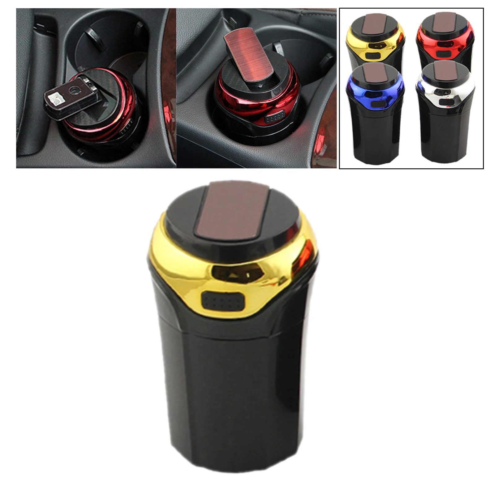 Car , Easy  Detachable Car  with Lid and Removable Lighter  Car Cup Holder