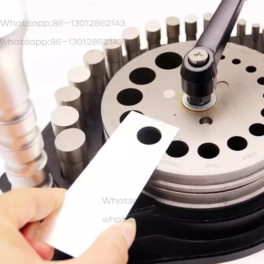 17 tailles outils de bijoux équipements forme ronde coupe-disque coupe-disque en métal bijoux coupe-disque