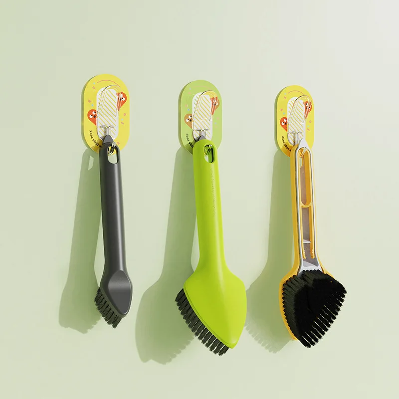 3-in-1 Multifunktions-Reinigungsbürsten-Set mit Harten Borsten, Plastik-Spaltbürste für Tiefenreinigung von Badezimmer, Boden, Fugen und Fliesen
