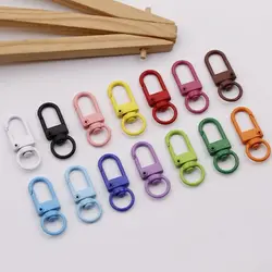 10pcs Pinkycolor Rotating Dog Buckle Gold Lobster Clasps Hooks for DIY Jewelry Making KeyChain Accessories Supplies Wholesale