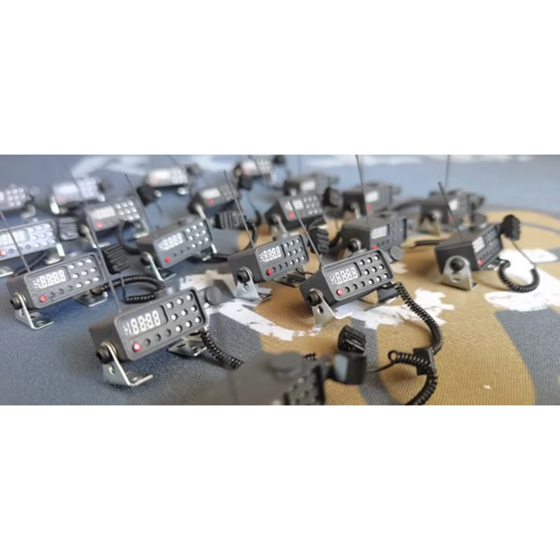 Modelsimulatie mini-radiodecoratie geschikt voor 1:10 RC rupsvoertuig TRX-4 Defender TRX-6 AXIAL SCX10 II 90046 RC4WD D90