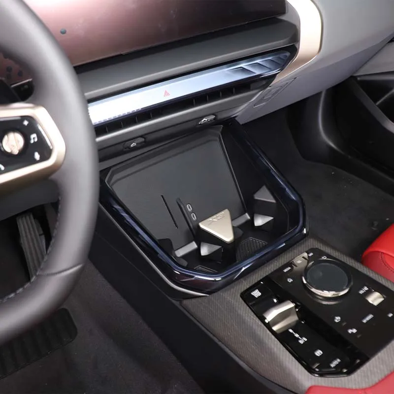 لسيارات BMW X3 G45 2025-2026 سيارة مركز التحكم المضادة للانزلاق حصيرة الهاتف لوحة شحن لاسلكية شاحن حصيرة وسادة واقية اكسسوارات السيارات