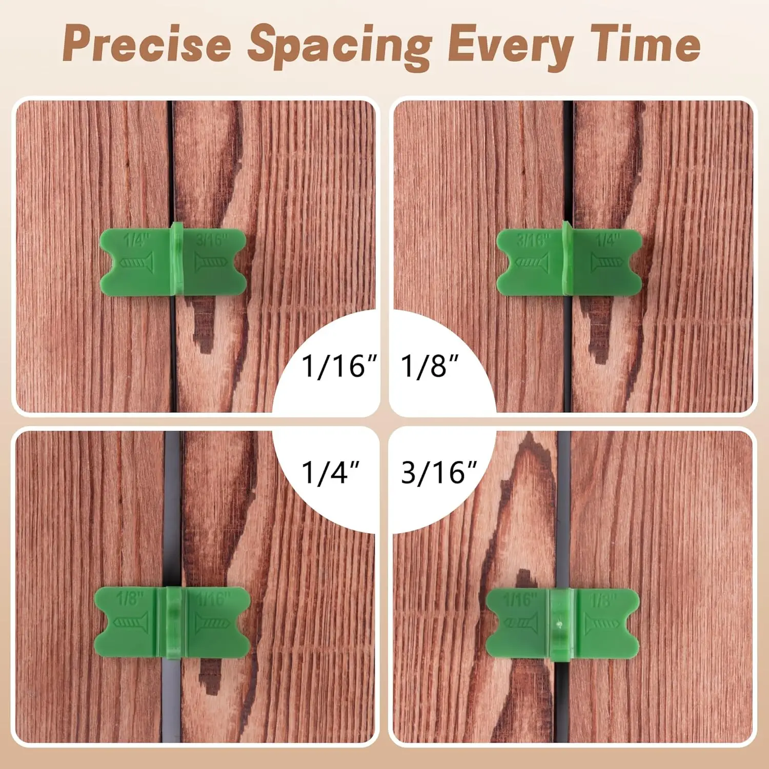 Plastic Deck Spacing Jig Clamps Composite Hardwood Deck Installation Accessories Deck Board Level Positioning Tools
