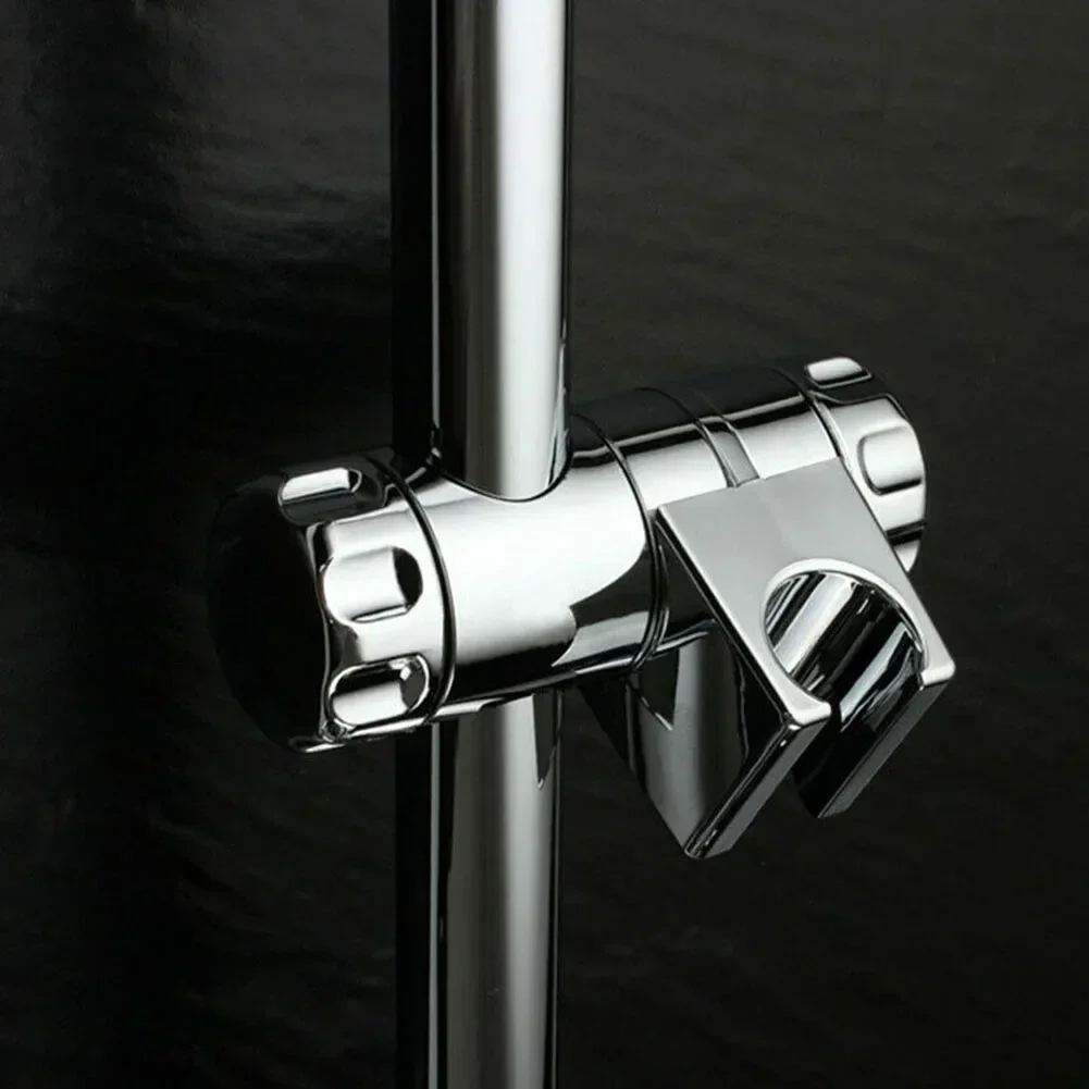 25mm Adjustable Shower Head Holder Shower Bracket Shower Holder Clamp Showerhead Rail Slide Bracket Bathroom Accessories Home