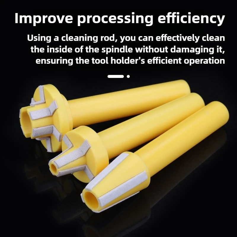 BT30 BT40 BT50 ISO10 25 HSK32 HSK40 HSK50 HSK63 80 ER16 20 25 32 40 Spindel Reinigingsstaaf Reiniger Borstel Taper Spantang Houder Veeg