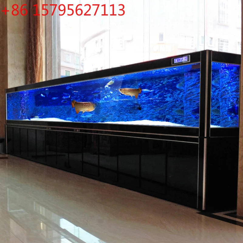 

Аквариум-перегородка для гостиной «Драконья рыба»: роскошный стеклянный аквариум с нижним фильтром и подсветкой