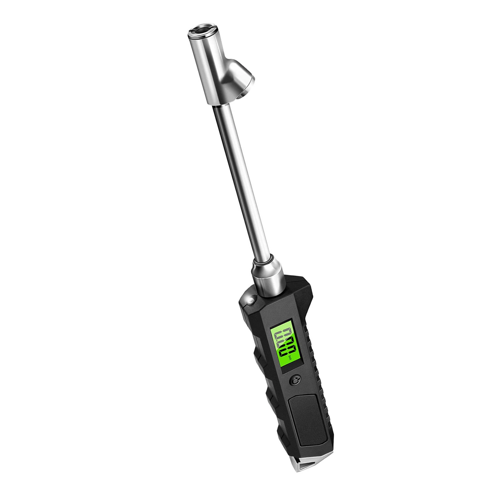 Backlit Digital Tire Gauge Accurate 230 PSI RV Heavy Duty Dual Head Air Chuck for Car Truck Bicycle