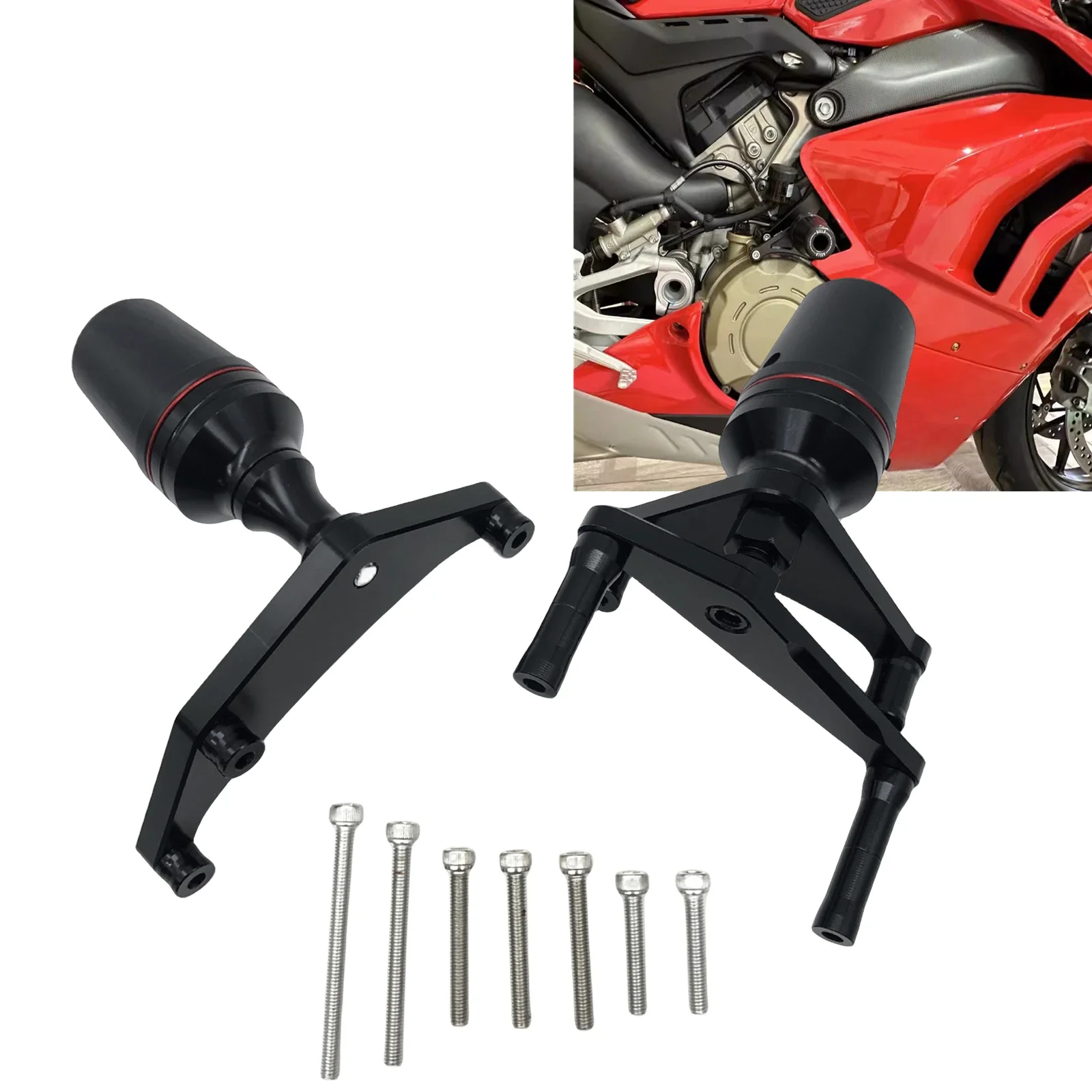 

Pop For DUCATI PANIGALE V4 V4S S Speciale 2018-2023 Motorcycle Engine Frame Anti Crash Bobbins Protector Sliders Fairing Guard B