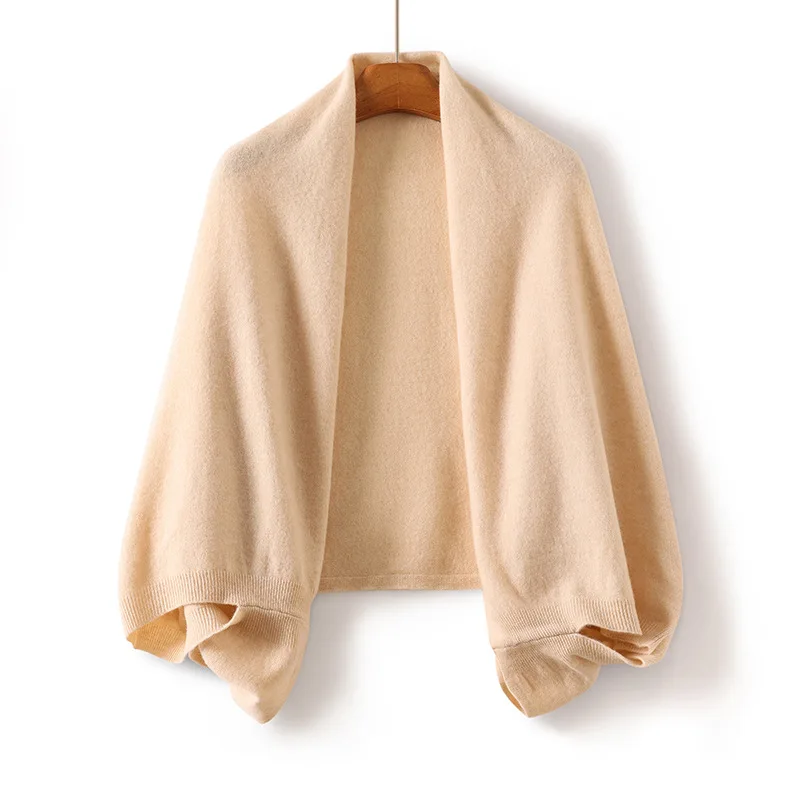 BirdTree, 100%Australian Wool Soft Warm Shawl, Woman Simple Loose Versatile Cardigan, 2024 Autumn Winter New Scarf A48358QM