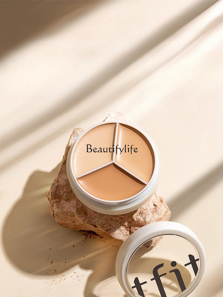 Three-Color Liquid Concealer Plate, Covering Acne Marks Dark Circles