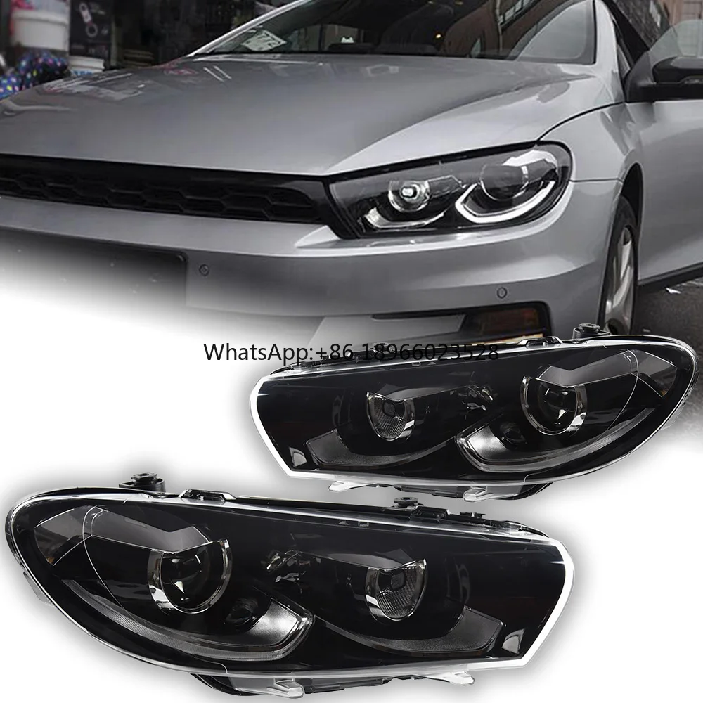 

Автомобильные фары для VW Scirocco, фары, объектив проектора 2008-2018 1,8 T 2,0 T, сигнальная фара, головная лампа, лампы головного света, детали для автомобиля