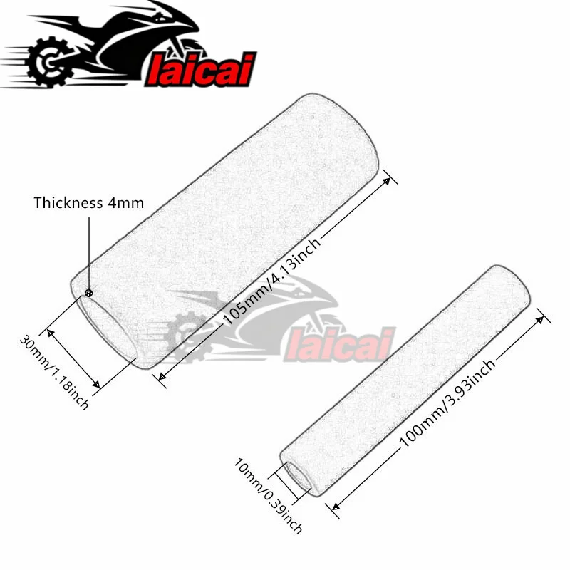Fit For VOGE 800DSX DS800X Rally DSX 800 2026 Motorcycle Handle Anti Slip Cover Soft Sponge Grip Handle Protector