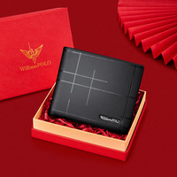 New Men’s Genuine Leather Long Wallet, Top Grain Cowhide Bifold Design, 16+ Card Slots & ID Window, RFID Blocking, Slim Business