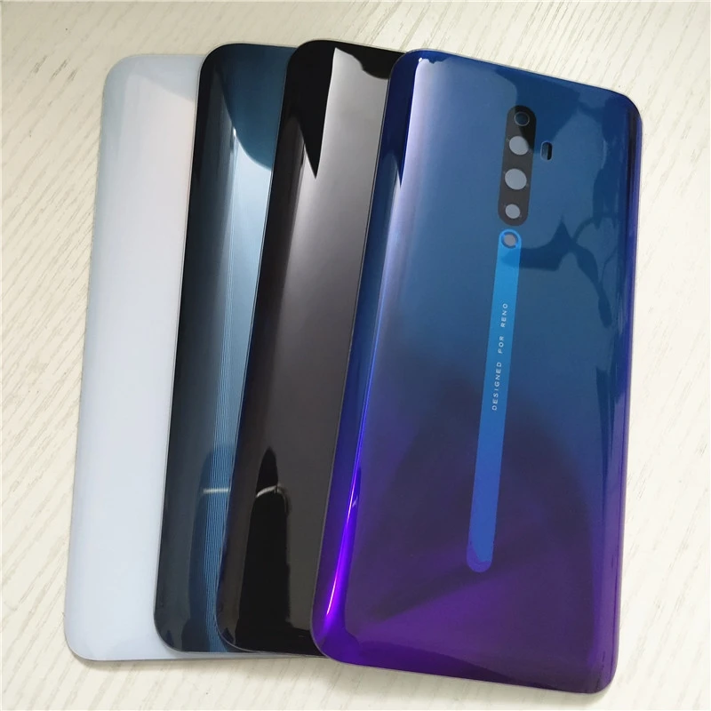 New Glass Back Battery Cover for Oppo Reno Z / Reno 2 / Reno 2Z Reno2 Z F Rear Door Housing Case Rear Glass Repair Parts