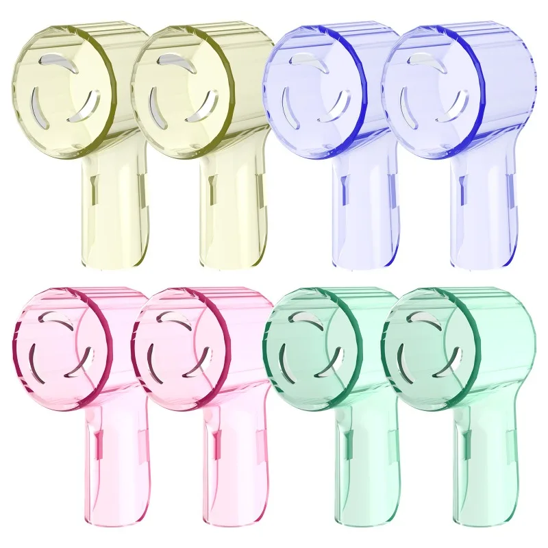 4-8Pcs Colors Toothbrush Dustproof Covers Caps Compatible with Braun Oral B & iO Series Electric Toothbrush Head Protector