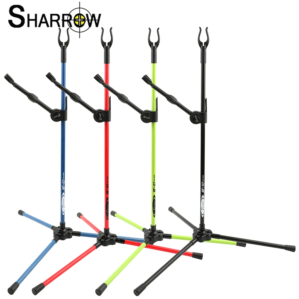 

Archery Bow Stand Holder Foldable Fiberglass Material Traditional Recurve Bow Bracket Rack Hanger Hunting Shooting Accessory