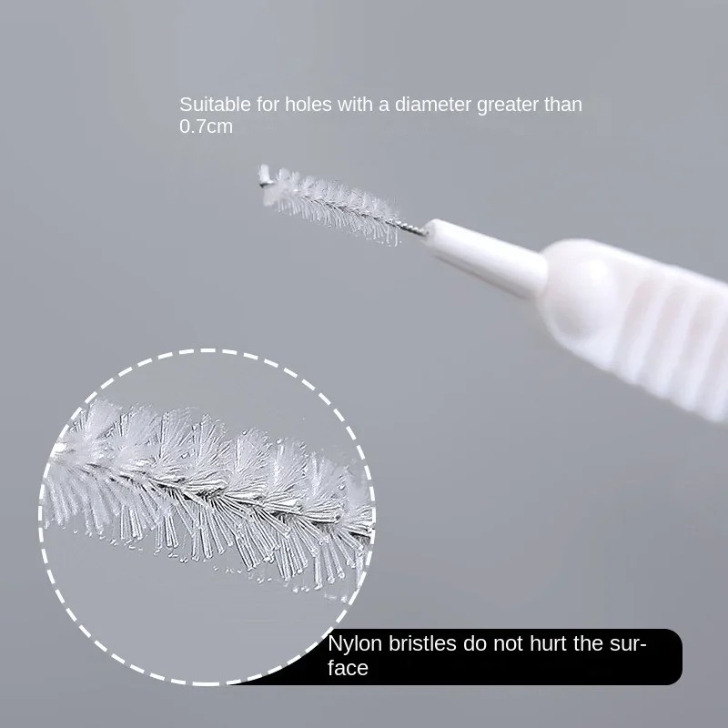 Shower Cleaning Brush Bathroom Micro Nylon Brush Nozzle Anti-clogging Cleaning Tools Bathroom Accessories