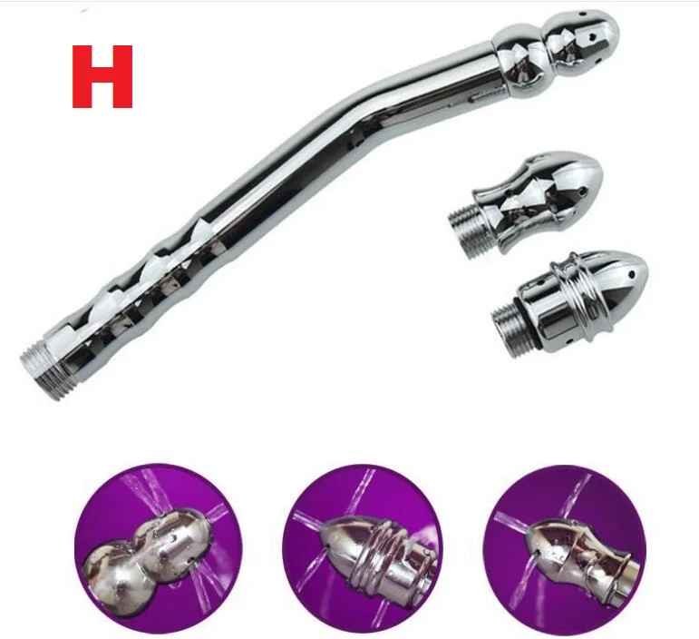 الشرج نظيفة فلوش الشرج دش رئيس المهبل كس غسل بعقب المكونات حقنة شرجية الدوش فوهة لعبة الجنس للرجال النساء مثلي الجنس المنتج