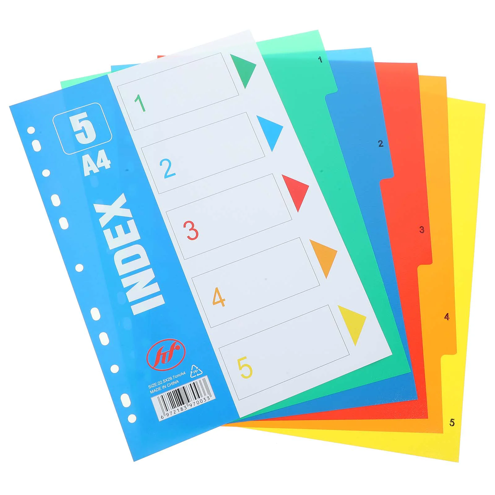 

Index Separator Page Pastel Dividers A4 Adhesive Binder Loose-leaf Markers Pp Tabs With