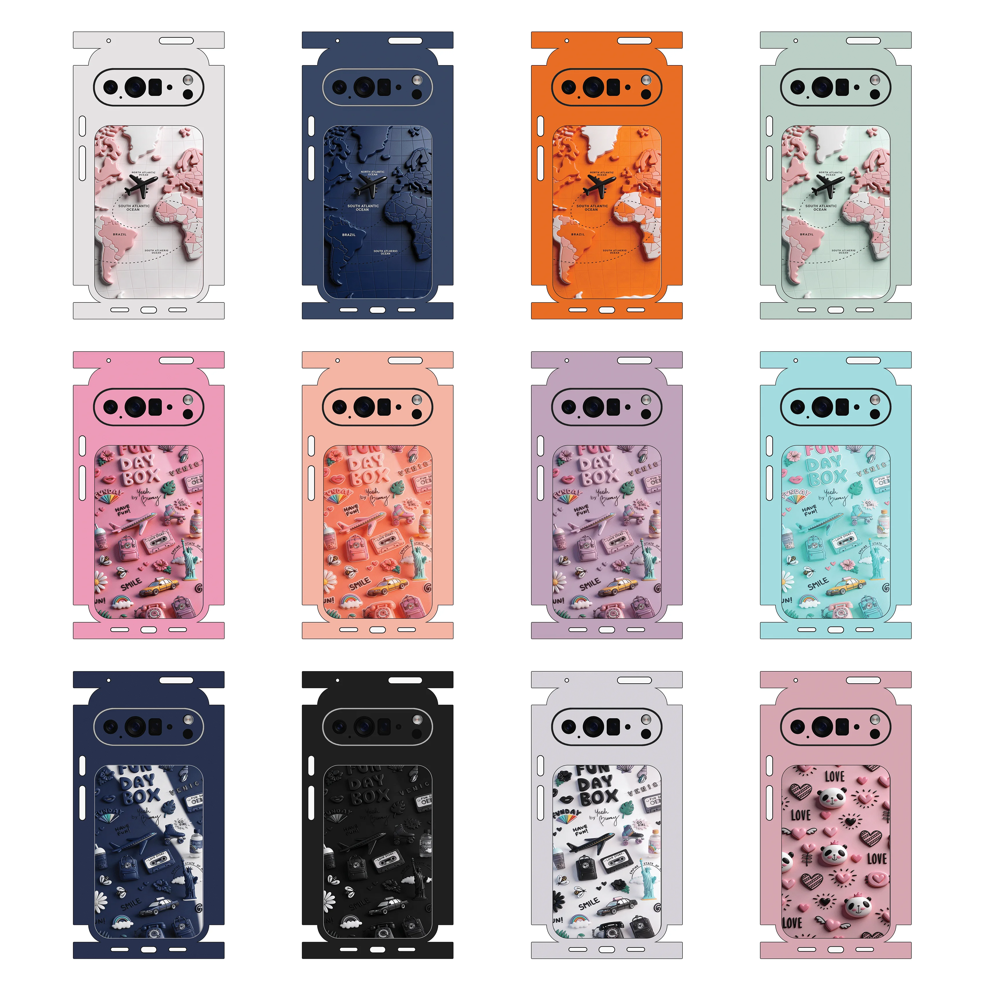 XRT Skin Full Wrap New Xray Sticker For Google Pixel 10 /9/8/7pro Full Protection Cover Decal Premium For Google pixel 10A