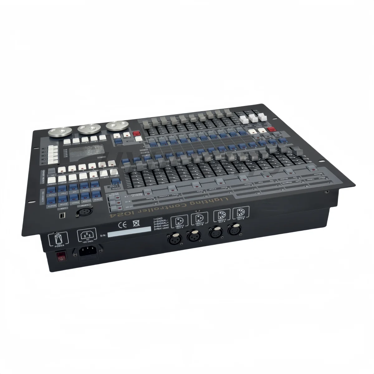 DJ 1024 Console Lighting With Flight Case Console DMX512 Wedding Bar for Par Light Moving Head Beam Light Stage Controller