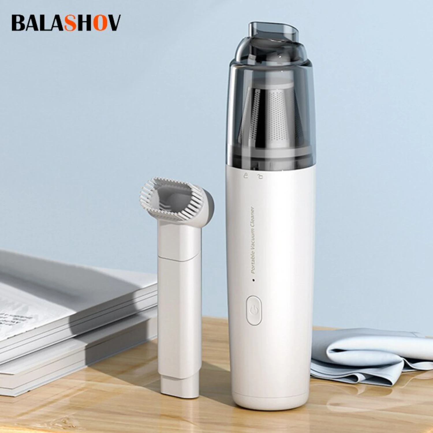 Efficient, Powerful and Portable Rechargeable Car Vacuum Cleaner - Strong Suction Handheld Device for Convenient Car Cleaning - 