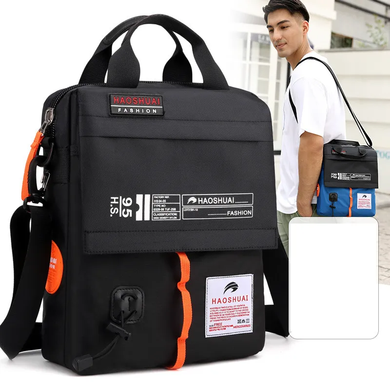Moda męska Crossbody torba męskie torby na ramię wielofunkcyjny mężczyzna dorywczo torba o dużej pojemności dla mężczyzn Messenger torby projekt