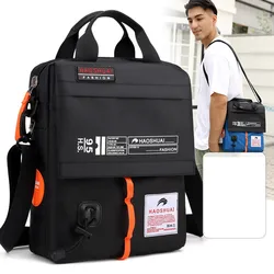 Borsa a tracolla da uomo di moda borsa a tracolla da uomo Multi-funzione borsa Casual di grande capacità per borse a tracolla maschili Design di marca