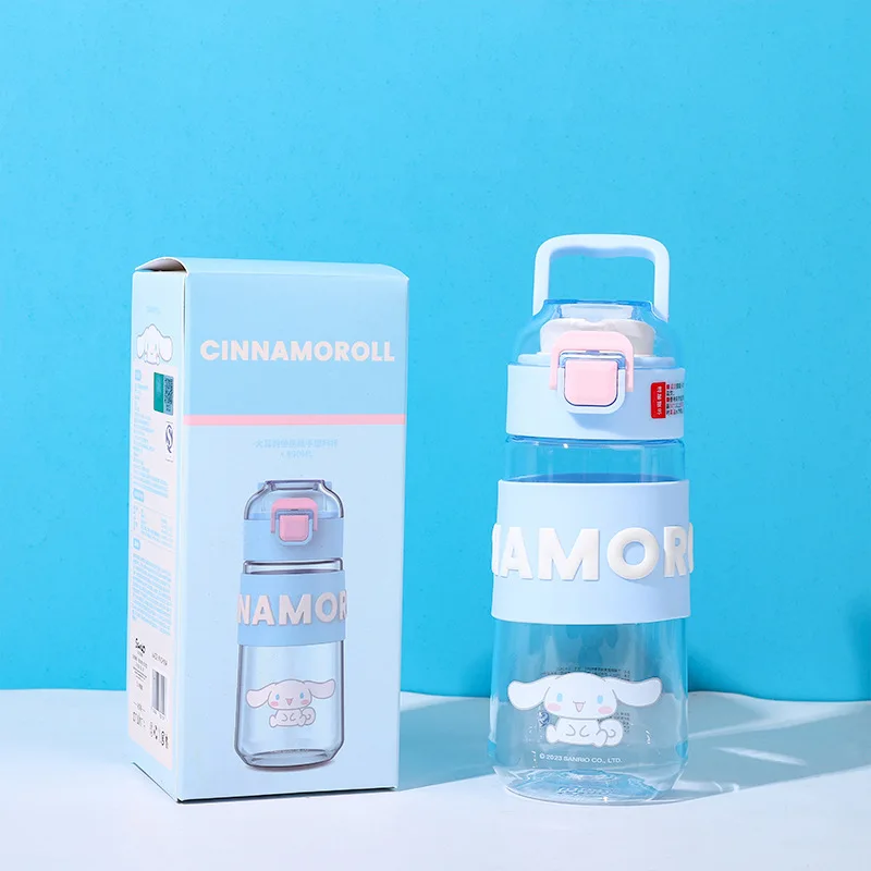 

490ml Student Outdoor Portable Plastic Tumbler with Handle High-Quality Quick-Open Lid Straight Drink Cup with Tea Strainer
