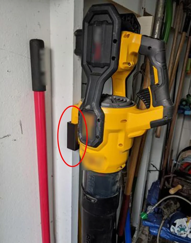 Colgador de pared o tachuelas para Dewalt 60V Flexvolt soplador de hojas DCBL772, soporte montado en la pared, soporte de gancho de almacenamiento