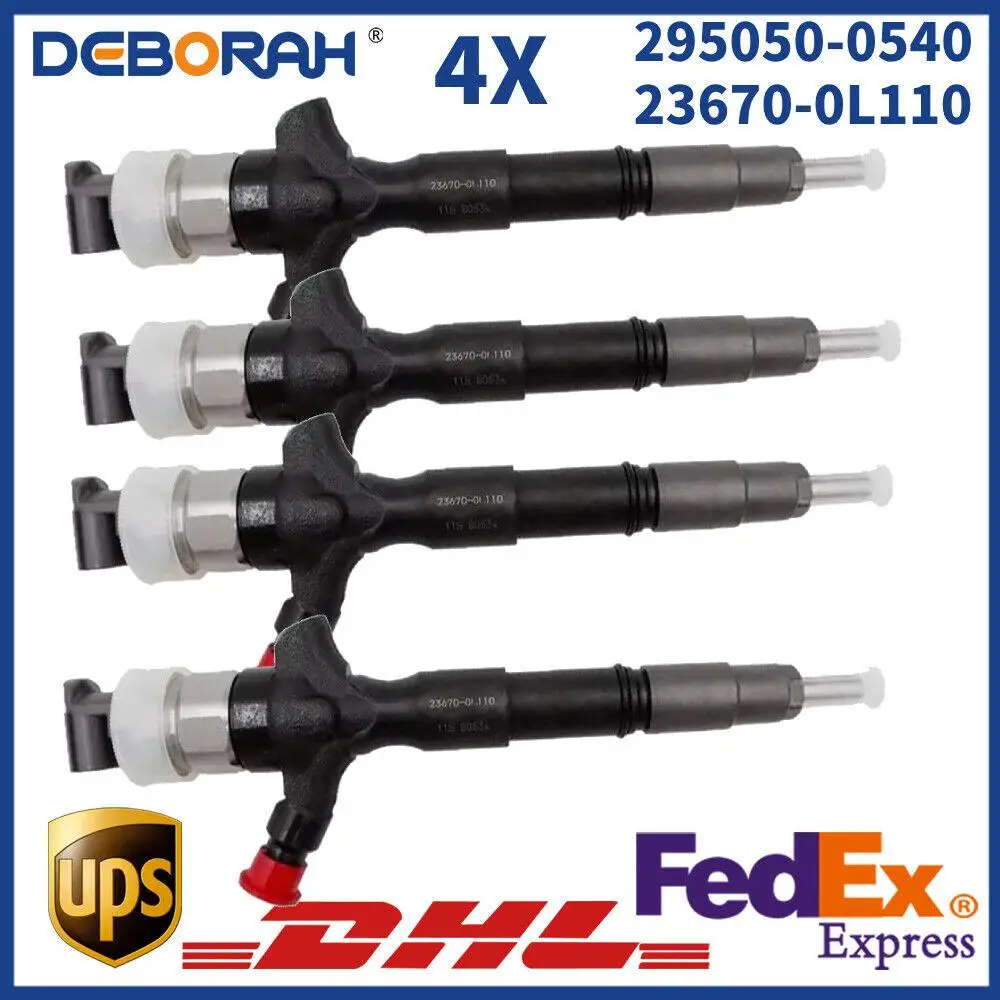 

295050-0540 Comom Rail Diesel Fuel Injector 23670-0L110 Injector Nozzle for Toyota Dyna