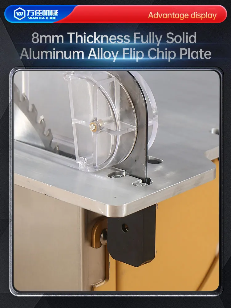 Sega da tavolo per pannelli secondari senza polvere JB-20 per il taglio del legno e il taglio del legno