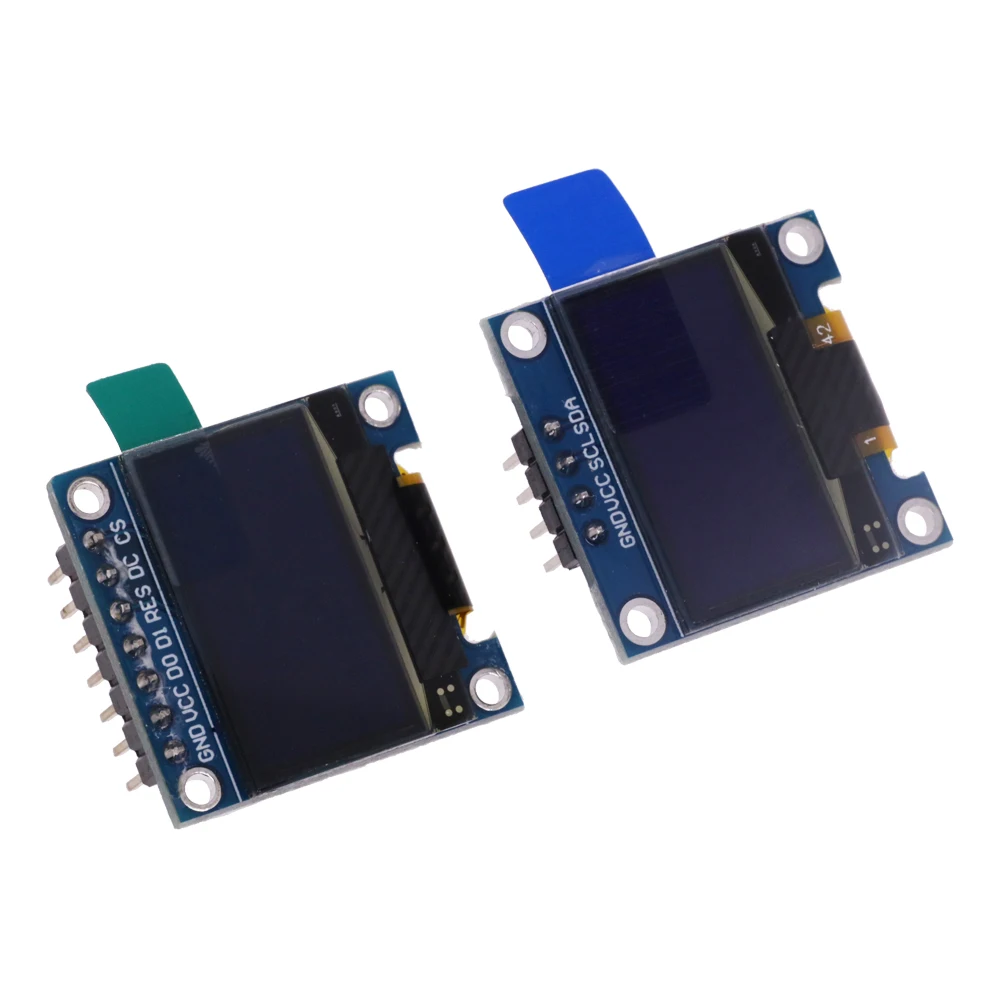 4Pin 7Pin White And Blue Color 0.96 Inch 128X64 Yellow Blue OLED Display Screen Module For Arduino 0.96