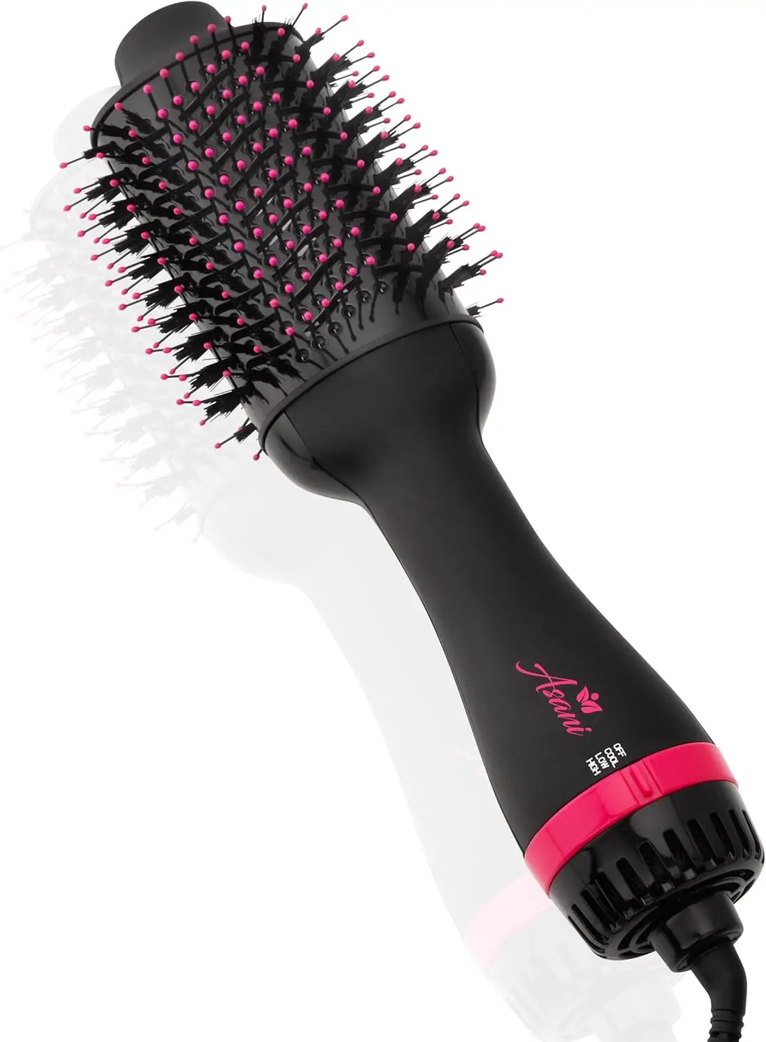 

4-in-1 Hair Dryer Brush: Blow Dry, Straighten, Curl & Volumize - Anti-Frizz Ceramic Titanium for All Hair Types