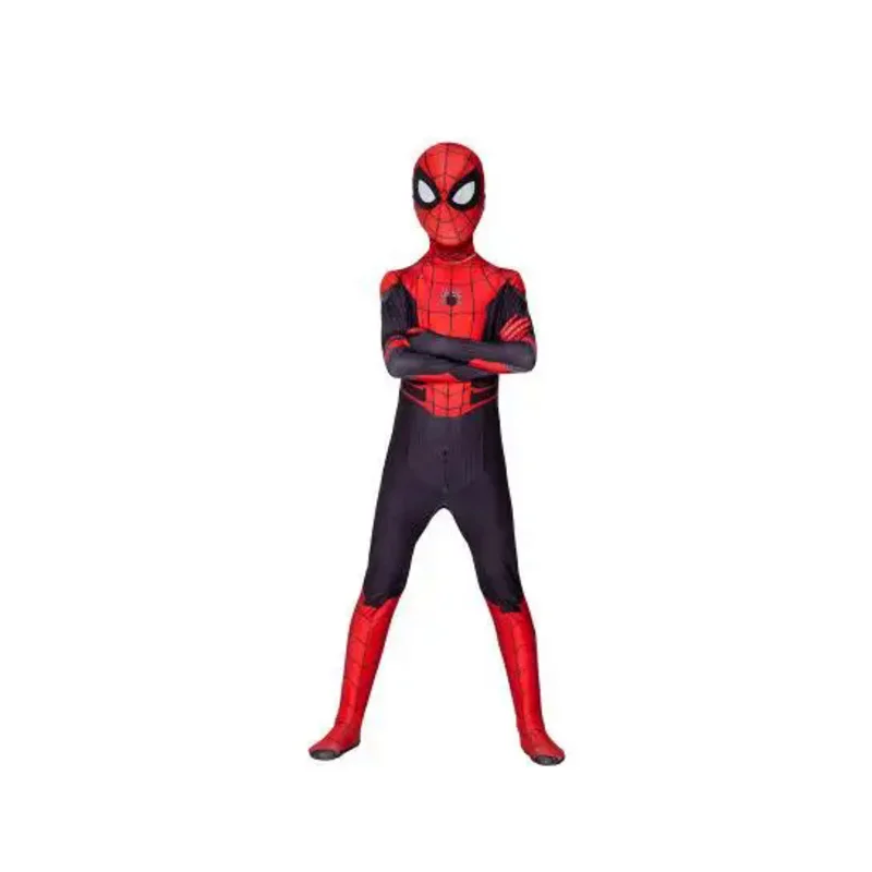 Morales Far From Home disfraz de Spiderman para niños, traje de Peter Parker Zentai, Mono de superhéroe, Spandex