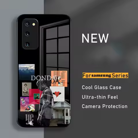 Kanye West Donda Phone Case For Samsung S24 23 A54 S21 S22 Ultra A 42 32 52 51 Note 23 S10 E Plus S20 FE Pro A12 glass cover