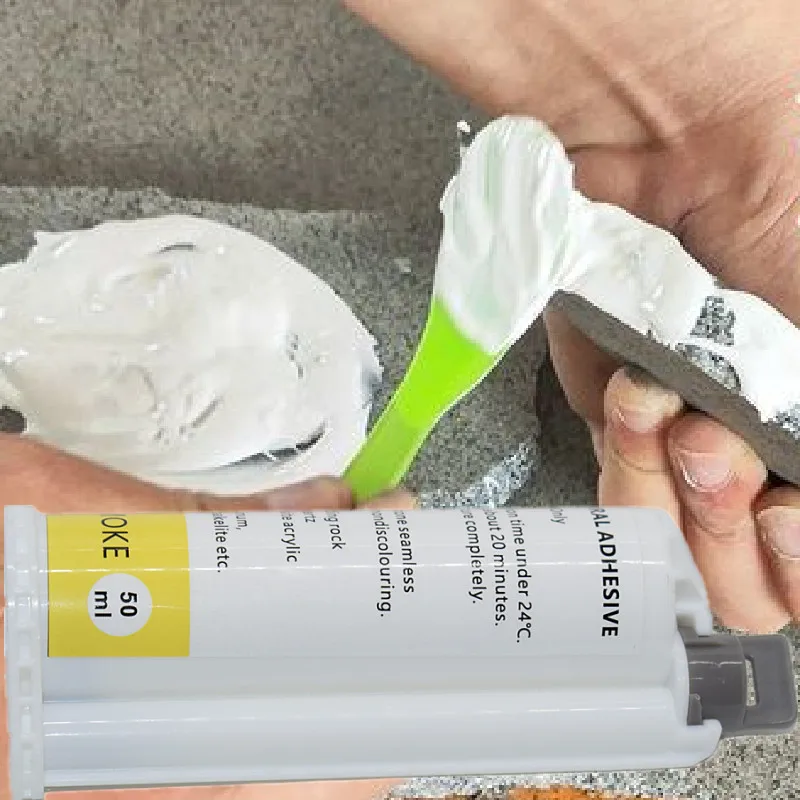 

1/10pcs Acrylic Adhesive 10:1 Strong Glue 2 Part White Adhesives 50ml Structural AB Glues for Metal Wood Stone Seamless Splicing