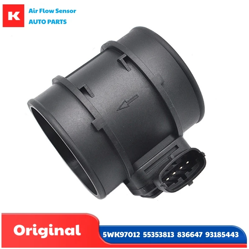 

Cars Air Flow Meters 5WK97012 5WK97012Z 55353813 836647 93185443 for Opel Vauxhall Signum Zafira B Vectra C Astra H 1.8 L 1.8L