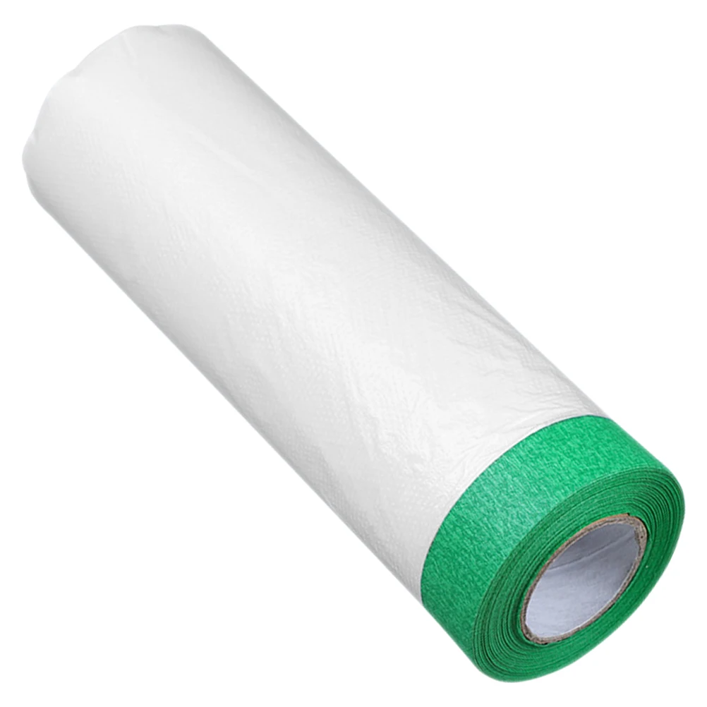 

Exterior Wall Protective Film 180cmx12m Paint Masking Paper Automotive Tape Car Furniture Painting Supplies Plastic Cover